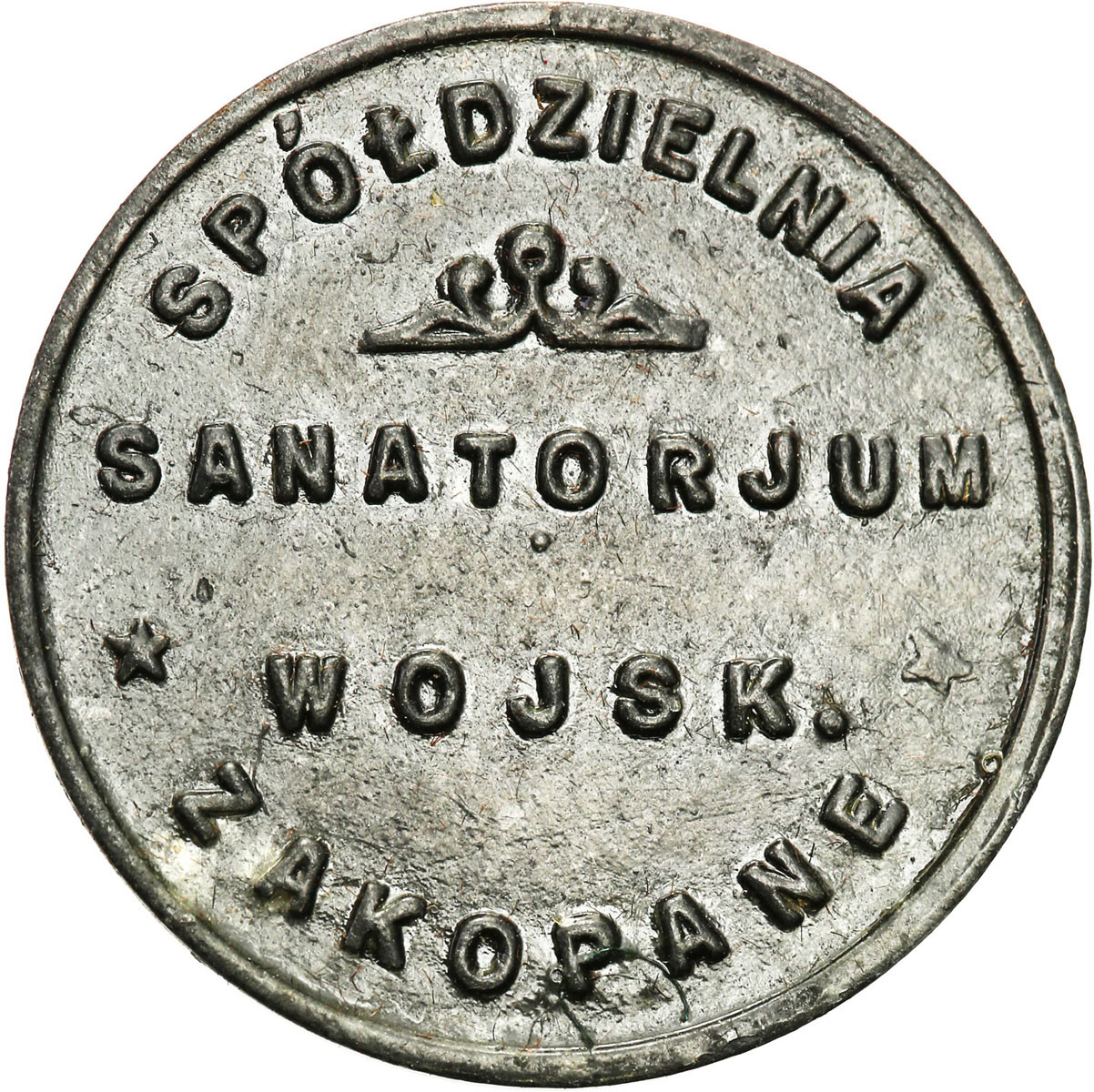 Zakopane - 20 groszy Spółdzielni Sanatorium Wojskowego - RZADKOŚĆ R8